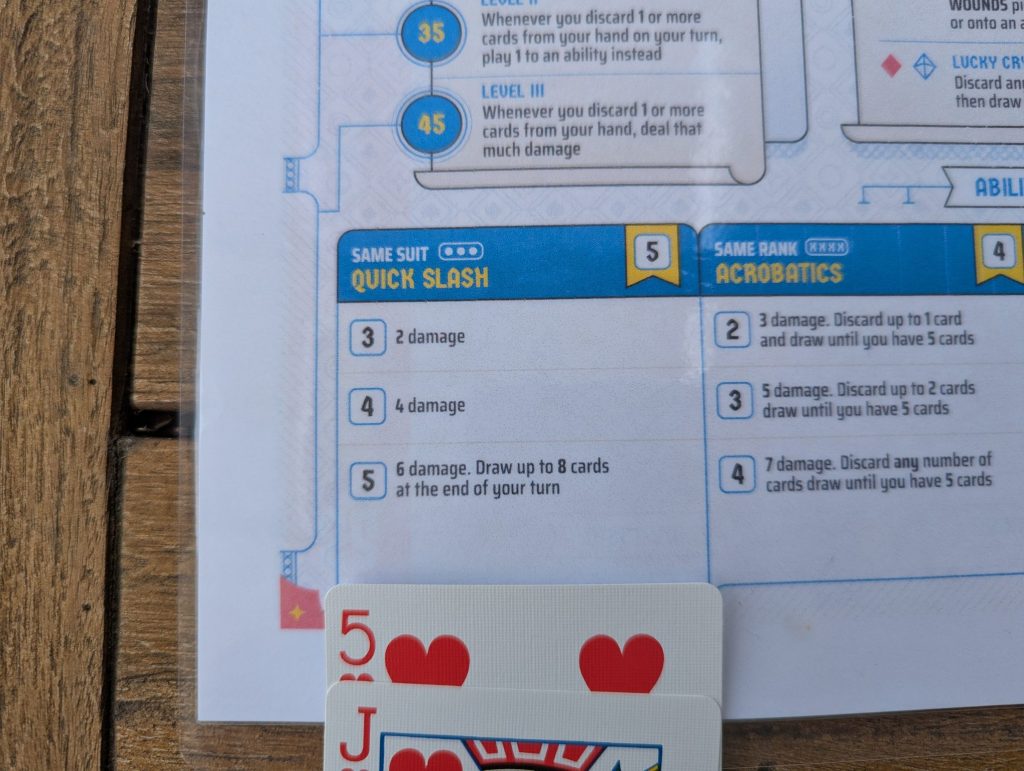 The Rogue's Same Suit attack: Quick Slash.